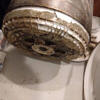 Panasonic縦洗濯槽洗浄前